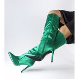 Gemre Green stiletto boots Marlengo Cene