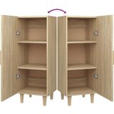  Komoda boja hrasta sonome 34 5x34x90 cm od konstruiranog drvo | shoptok.hr