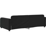  Dnevni krevet crni 100 x 200 cm baršunasti | shoptok.hr