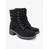 Shelvt Black lace-up workers with a thick sole | Shoptok.si