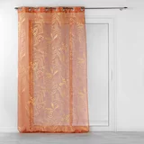 Douceur d intérieur Oranžna prosojna zavesa 140x280 cm Belflor –