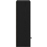 vidaXL Knjižna omara črna hrast 31x24x77 cm inženirski les | Shoptok.si