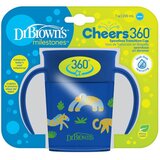 Dr.browns Tc71006 cheers 360 šalica s ručkama, 7 oz/200 ml, plava, 1 pakiranje | shoptok.hr