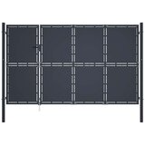  Vrtna vrata Čelik 350x150 cm Antracit | shoptok.hr