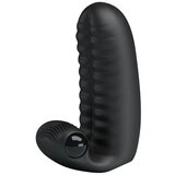 Lovetoy Pretty Love Abbott Black Silikonska navlaka za prst koja vibrira BI 14515 u