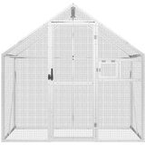  Kavez za ptice srebrni 179 x 100 x 185 cm aluminijski | Eponuda.ba
