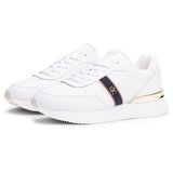Tommy Hilfiger Niske tenisice mornarsko plava / zlatna / bijela | shoptok.hr
