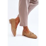 Boto Women's Flat Heel Moccasins with Decoration Camel Iluvana | ePonuda.com