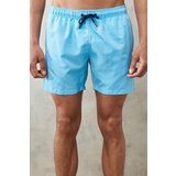 AC&Co / Altınyıldız Classics Men's Blue Standard Fit Quick Dry Swimwear Marine Shorts Cene