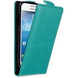 Cadorabo Ohišje, združljivo z Samsung Galaxy S4 MINI v bencinsko turkizna - Zaščitni ovitek v obliki flipa z magnetnim zapiranjem, (20565327) | Shoptok.si