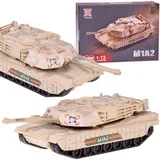 m1a2 građevinski blokovi američki tenk build tenk 1:72 za5024