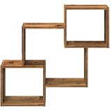 vidaXL Zidni ormarić 78x18x71 cm boja starog drva konstruirano drvo | shoptok.hr
