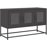 TV ormarić crni 100 5x39x60 5 cm hladno valjani čelik | shoptok.hr