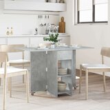  Blagovaonski stol 115 x 70 x 75 cm Konstruirano drvo - Betonska siva | shoptok.hr