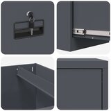 Kabinet za datoteke s ladicama Antracit 44 x 50 x 106.5 cm | shoptok.hr
