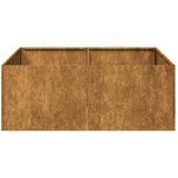  Sadilica boja hrđe 80x80x30 cm od pohabanog čelika | shoptok.hr