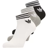 Adidas Čarape 'Island Club Trefoil ' siva / crna / bijela