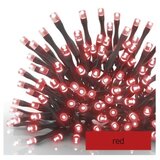 STANDARD LED povezovalna božična veriga, 10 m, zunanja in notranja, rdeča | Shoptok.si