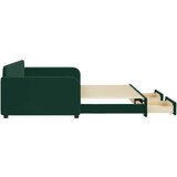  Dnevni krevet na razvlačenje tamnozeleni 100x200 cm baršunasti | shoptok.hr