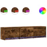 TV omarica z LED Dimljeni oreh 165 x 34 x 40 cm Konstruiran les, (5000137181) | Shoptok.si