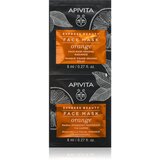 Apivita Express Beauty Orange maska za posvetlitev za obraz 2x8 ml Cene