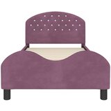  za djecu s uzglavljem Ljubičasta 90 x 190 cm Baršun | shoptok.hr