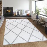  puffy 7752 WhiteGrey Carpet (200 x 290) Cene