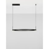 Nova Luce Mat crna LED viseća svjetiljka aluminijska s mogućnosti zatamnjivanja ø 80 cm Lunette – | shoptok.hr