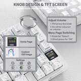 Attack Shark bežična gaming tastatur X820Ultra mehanička/trimode/tft screen/gasket/white countur | Eponuda.com