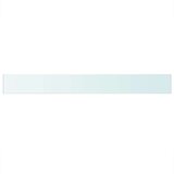 VidaXL Police 2 kosa steklo prosojno 110x12 cm, (20765450) Slike