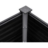  Povišena vrtna gredica siva 300 x 100 x 54 cm WPC | shoptok.hr