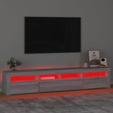TV ormarić s LED svjetlima boja hrasta sonome 210x35x40 cm | shoptok.hr