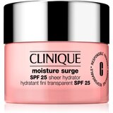 Clinique Moisture Surge™ SPF 25 Sheer Hydrator dnevna hranilna in vlažilna krema SPF 25 50 ml Cene