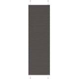 vidaXL Plisirana zavjesa Crna 65x200 cm Širina tkanine 64 4 cm Poliester - Crna 65 x 200 cm | shoptok.hr
