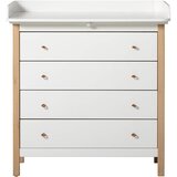 Oliver Furniture® previjalni predalnik white/oak | shoptok.hr