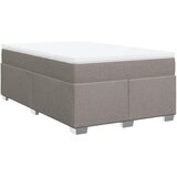  Krevet s oprugama i madracem smeđesivi 120 x 190 cm od tkanine | shoptok.hr