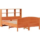  Krevet s regalom za knjige bez madraca 135 x 190 cm od borovine | shoptok.hr