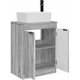  Kupaonski umivaonik s sudoperom Siva Sonoma 54 x 35 x 83 cm | shoptok.hr