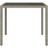  Stol za vrt Siva 90 x 90 x 75 cm poliratan | shoptok.hr