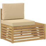  7 kom. Set vanjskih sofa Poliester Bijela i bež | shoptok.hr