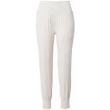 Hummel Športne hlače 'Fiona' svetlo siva / bela