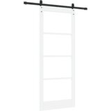 vidaXL klizna vrata s hardverskim setom "ORKDAL" bijela 86x211 cm | shoptok.hr