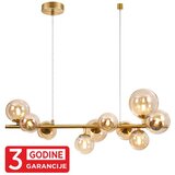 Mitea Lighting Visilica staro zlato GLOBE MAP9225-10 10xG9 + amber 3Y | Eponuda.com
