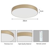 Brilagi LED prigušiva stropna svetiljka POOL LED/60W/230V prečnik 50 cm zlatna + daljinski upravljač | Eponuda.com