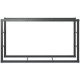 vidaXL Stalak za drva crni 110x30x61 cm čelik | shoptok.hr