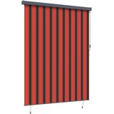 Rolo zavjesa Narančasta i smeđa 200 x 250 cm Tkanina i aluminij | shoptok.hr