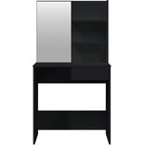  Set toaletnog stolića crni 74,5 x 40 x 141 cm | Eponuda.ba