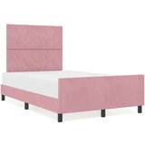  Ružičasti krevet od baršuna 120x190 cm | shoptok.hr