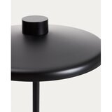 Kave Home Črna stoječa svetilka s kovinskim senčilom (višina 130 cm) Nuvira – | Shoptok.si