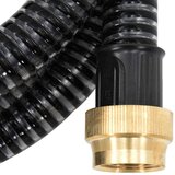  Usisno crijevo s mjedenim priključcima crno 1,1 " 10 m PVC | shoptok.hr